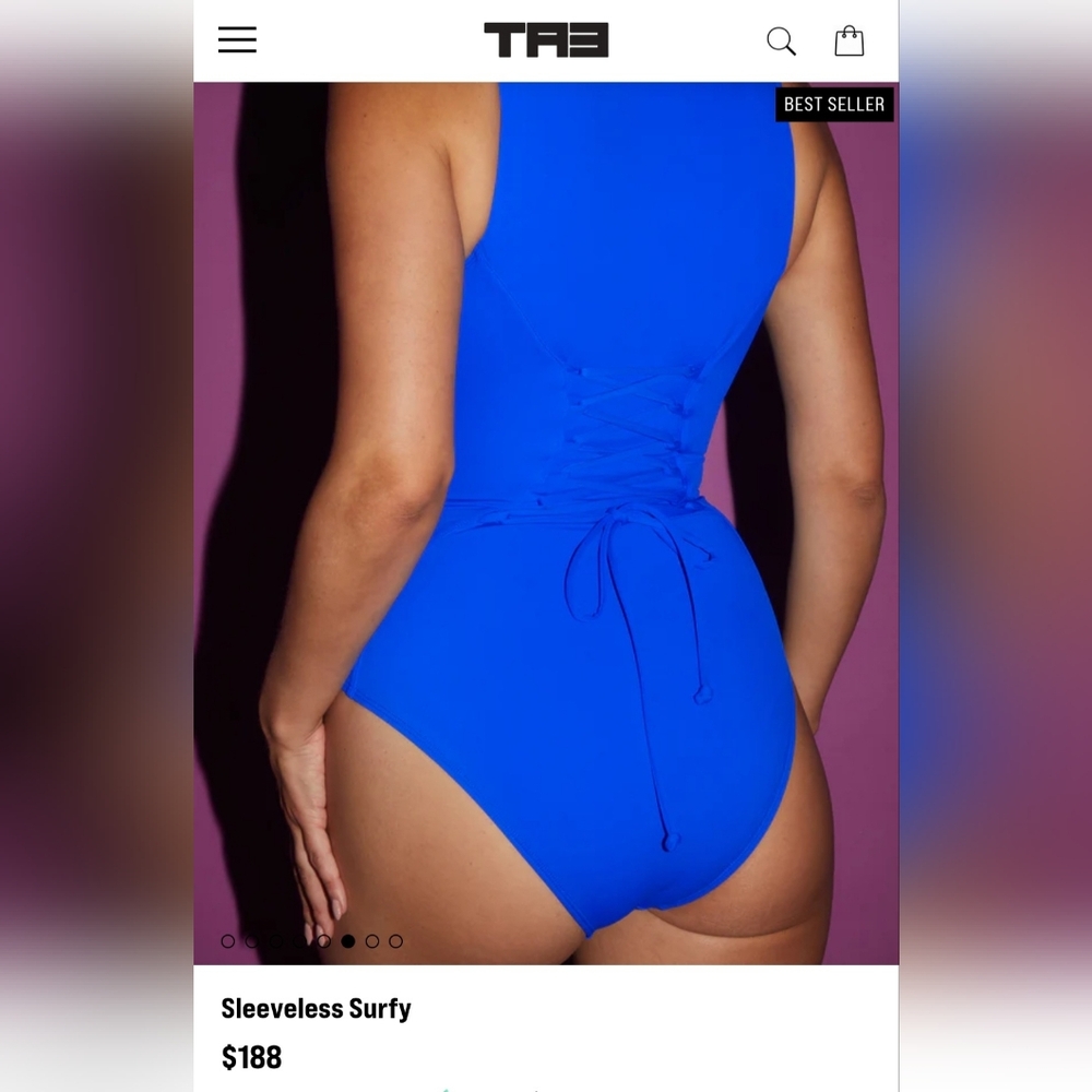 TA3  Waist Cinching SWIMSUIT - Picture 3 of 12